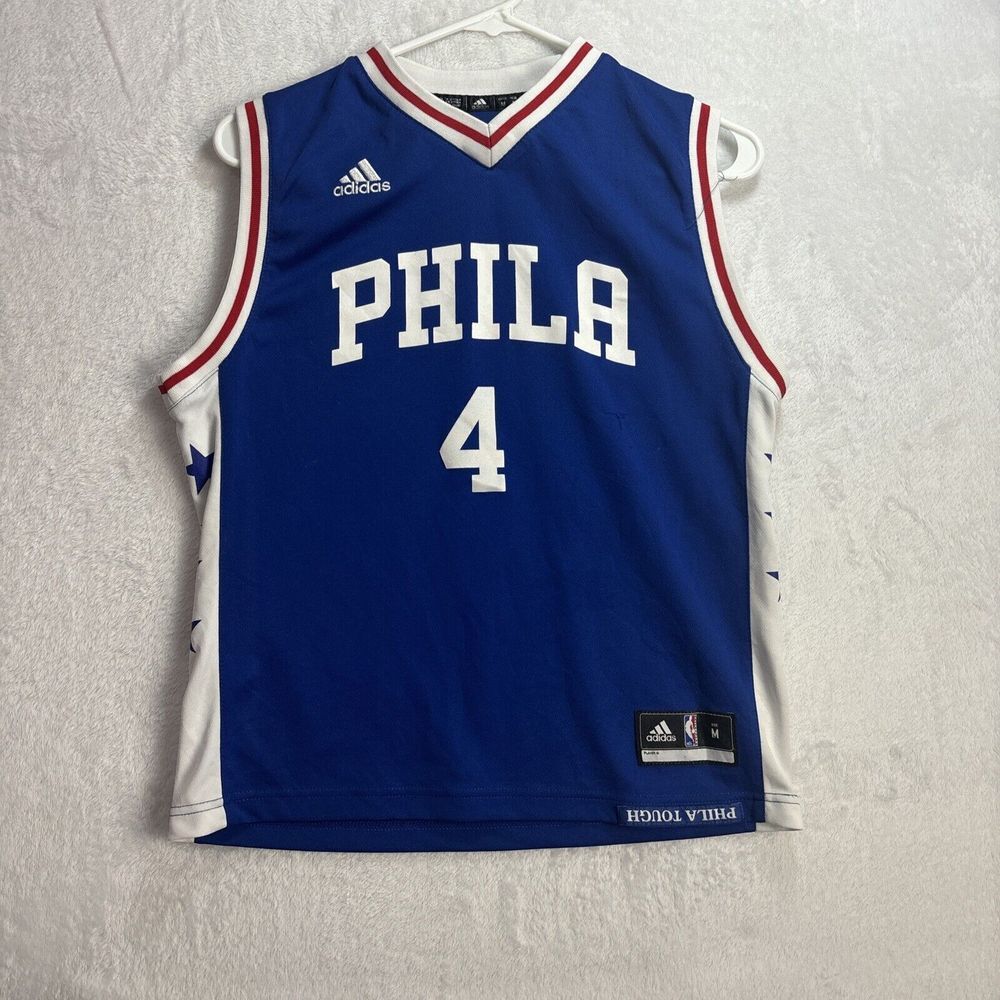 NBA Philadelphia 76'ers Nike Men's #4 Noel Royal Philadelphia Jersey Youth M